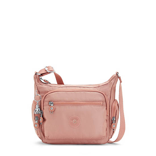 Kipling Gabbie Small Metallic Crossbody Väska Rosa | SE 2073TC